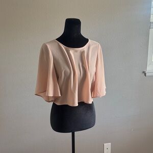 bebe Soft Peach Women's Blouse